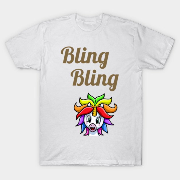 Bling Bling rainbow unicorn LGBTQ
